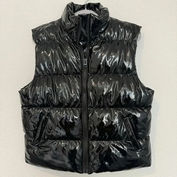 Edikted Neo Puffer Vest Black Small - Picture 2 of 7